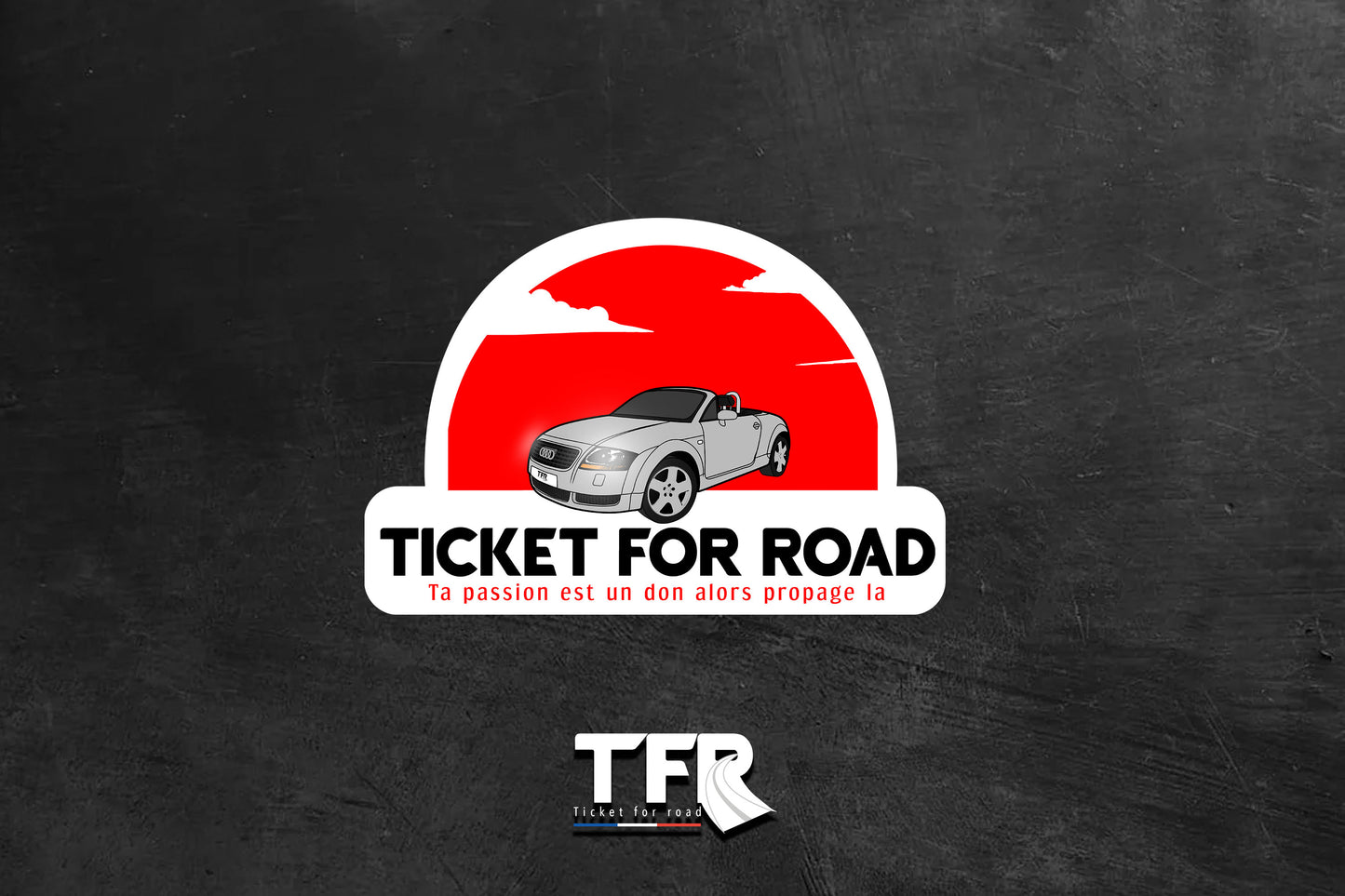 Sticker AUDI TT cabriolet